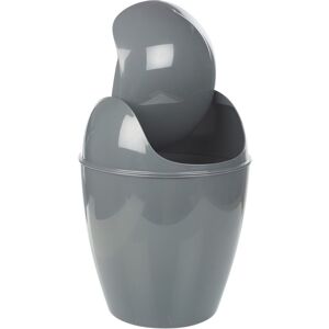 URBN Living (Grey, 5L) Plastic Swing Top Lid Bin Rubbish Trash Can Bathroom Office Under Cou URBN Living (Grey, 5L) Plastic Swing Top Lid Bin Rubbish Trash Can Bathroom Office Under Cou