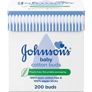 Johnson's Baby Pure Cotton Buds 200 - Pack of 6 Johnson's Baby Pure Cotton Buds 200 - Pack of 6