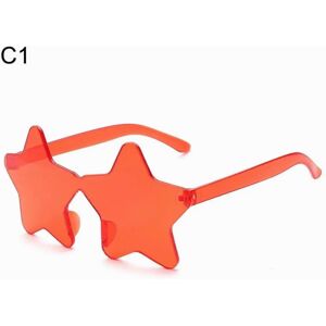 Unbranded 1PC Rimless Star Shape Sunglasses Unique Frameless Pentagram Sunglasses for Kids Unbranded 1PC Rimless Star Shape Sunglasses Unique Frameless Pentagram Sunglasses for Kids