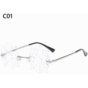 Unbranded Shristmas decorations Novelty for Women Men Christmas Glasses Rimless Sunglasses Unbranded Shristmas decorations Novelty for Women Men Christmas Glasses Rimless Sunglasses