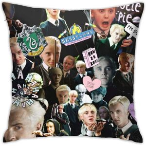 KEROTA Draco Malfoy Throw Pillow Covers Decorative Square Pillowcase Soft Solid Cushion KEROTA Draco Malfoy Throw Pillow Covers Decorative Square Pillowcase Soft Solid Cushion