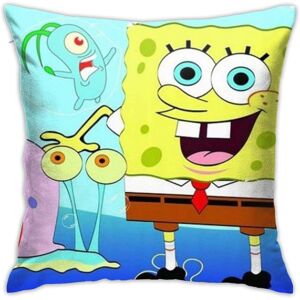 KEROTA Spongebob Squarepants Cotton Pillow Throw Cushion Cover Case Home Decoration (60 KEROTA Spongebob Squarepants Cotton Pillow Throw Cushion Cover Case Home Decoration (60