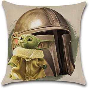 KEROTA Cushion Cover - baby yoda cushion cover home bed decoratives pillows case decor KEROTA Cushion Cover - baby yoda cushion cover home bed decoratives pillows case decor