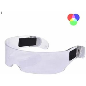 Unbranded Glasses LED Luminous Eyeglasses Acrylic Light Up Sunglasses Halloween Decoration Unbranded Glasses LED Luminous Eyeglasses Acrylic Light Up Sunglasses Halloween Decoration