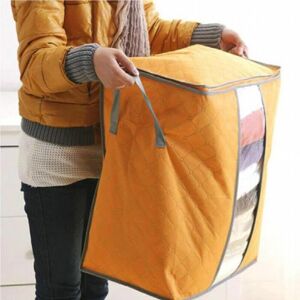 Unbranded Large Quilt Storage Bag Clothing Organizer Storage Box Foldable Portable Dustpro Unbranded Large Quilt Storage Bag Clothing Organizer Storage Box Foldable Portable Dustpro