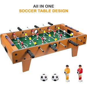 DENNY INT LTD 27" Wooden Tabletop Football Game For Kids And Adults Large Table Soccer Game DENNY INT LTD 27" Wooden Tabletop Football Game For Kids And Adults Large Table Soccer Game