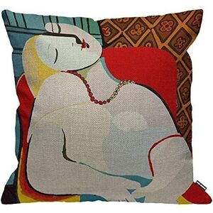 KEROTA Cushion Cover Picasso Le Reve The Dream Painting Throw Pillow Cover Home Decorat KEROTA Cushion Cover Picasso Le Reve The Dream Painting Throw Pillow Cover Home Decorat