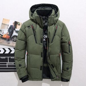 Unbranded (Army Green, XL) Men Winter Warm Duck Down Jacket Ski Jacket Snow Thick Hooded P Unbranded (Army Green, XL) Men Winter Warm Duck Down Jacket Ski Jacket Snow Thick Hooded P