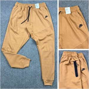 (YELLOW ORCHER, SMALL) Nike Mens Jogger Fleece Cotton Sports Track Pant (YELLOW ORCHER, SMALL) Nike Mens Jogger Fleece Cotton Sports Track Pant