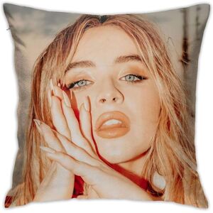 KEROTA Sabrina Carpenter Pillowcase Square Sofa Bedroom Home Decoration 18"x18" KEROTA Sabrina Carpenter Pillowcase Square Sofa Bedroom Home Decoration 18"x18"