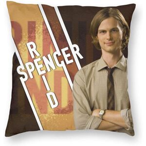 KEROTA Criminal Minds Spencer Reid Square PillowCase for Bedroom Decor Home Sofa Car De KEROTA Criminal Minds Spencer Reid Square PillowCase for Bedroom Decor Home Sofa Car De