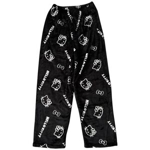 Unbranded (1, XXL 60-70KG) Sanrio Hello Kitty Flannel Pajamas Black Women'S Warm Woolen Ca Unbranded (1, XXL 60-70KG) Sanrio Hello Kitty Flannel Pajamas Black Women'S Warm Woolen Ca