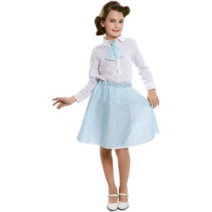 Brand Model Sky blue polka dot flared skirt with tie - Skirt Brand Model Sky blue polka dot flared skirt with tie - Skirt