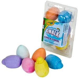 Crayola Washable Sidewalk Chalk 3 Egg & 3 Chick Shaped Chalk 6 Chalk Crayola Washable Sidewalk Chalk 3 Egg & 3 Chick Shaped Chalk 6 Chalk
