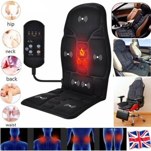 Unbranded 8 Modes Full Body Back Seat Massager Cushion Massage Pad Mat Chair for Home Car Unbranded 8 Modes Full Body Back Seat Massager Cushion Massage Pad Mat Chair for Home Car