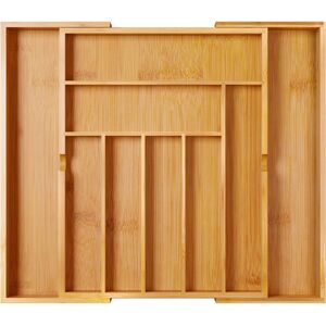 MantraRaj Drawer Organiser Expandable Bamboo Cutlery Tray Kitchen Drawer Divider MantraRaj Drawer Organiser Expandable Bamboo Cutlery Tray Kitchen Drawer Divider