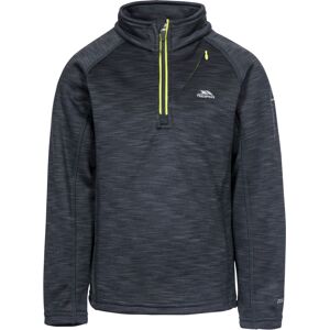 (5-6 Years, Black Marl) Trespass Boys 1/2 Zip Fleece Edvin (5-6 Years, Black Marl) Trespass Boys 1/2 Zip Fleece Edvin