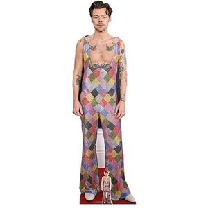 Star Cutouts Harry Styles Dungarees Lifesize Cardboard Cutout 185cm Star Cutouts Harry Styles Dungarees Lifesize Cardboard Cutout 185cm