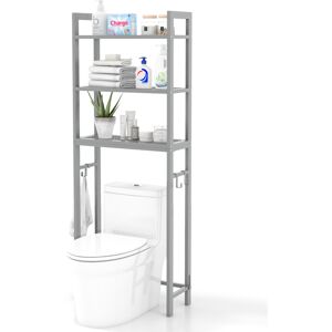 Casart 3-Tier Over-The-Toilet Storage Shelf Space Saving Metal Bathroom Organizer Casart 3-Tier Over-The-Toilet Storage Shelf Space Saving Metal Bathroom Organizer