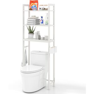 Casart 3-Tier Over-The-Toilet Storage Shelf Space Saving Metal Bathroom Organizer Casart 3-Tier Over-The-Toilet Storage Shelf Space Saving Metal Bathroom Organizer