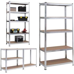 YouseaHome (H180 x W90 x D40 cm, Black) 5 Tier Heavy Duty Boltless Metal Shelving Unit Indu YouseaHome (H180 x W90 x D40 cm, Black) 5 Tier Heavy Duty Boltless Metal Shelving Unit Indu