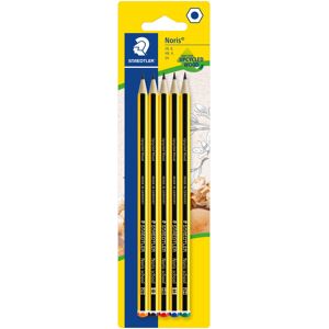 STAEDTLER 121-S BK5D Noris School graphite Pencils - Assorted Degrees, 2B, B, HB STAEDTLER 121-S BK5D Noris School graphite Pencils - Assorted Degrees, 2B, B, HB