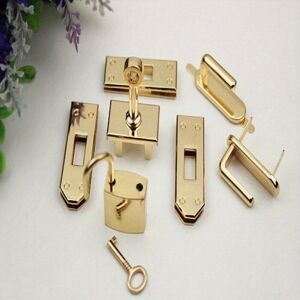 Unbranded 7 Pcs 45mm 4 Colors Metal Bag Lock Hardware Accessories Lockbutton Womens Handba Unbranded 7 Pcs 45mm 4 Colors Metal Bag Lock Hardware Accessories Lockbutton Womens Handba