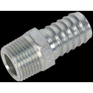 Sealey Screwed Tailpiece Male 3/8"BSPT - 1/2" Hose Pack of 5 Sealey Screwed Tailpiece Male 3/8"BSPT - 1/2" Hose Pack of 5