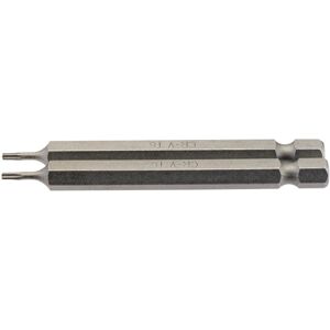 Draper TX-STAR® Insert Bit, 1/4"" Hex, 75mm Long, T6 (Pack of 2) Draper TX-STAR® Insert Bit, 1/4"" Hex, 75mm Long, T6 (Pack of 2)