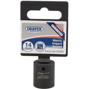 Draper Expert HI-TORQ® 6 Point Impact Socket, 1/4"" Sq. Dr., 14mm Draper Expert HI-TORQ® 6 Point Impact Socket, 1/4"" Sq. Dr., 14mm