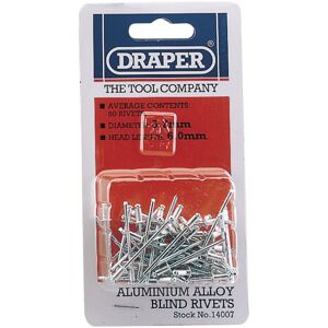 Draper Blind Rivets, 3.2 x 5.2mm (50 Piece) Draper Blind Rivets, 3.2 x 5.2mm (50 Piece)