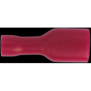Sealey Fully Insulated Terminal 6.3mm Female Red Pack of 100 Sealey Fully Insulated Terminal 6.3mm Female Red Pack of 100