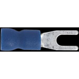 Sealey Easy-Entry Fork Terminal Ø3.7mm (4BA) Blue Pack of 100 Sealey Easy-Entry Fork Terminal Ø3.7mm (4BA) Blue Pack of 100