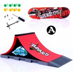 Unbranded Finger Skateboards Skate Set Toy Skate Park Ramp Set Parts for Tech Practice Dec Unbranded Finger Skateboards Skate Set Toy Skate Park Ramp Set Parts for Tech Practice Dec