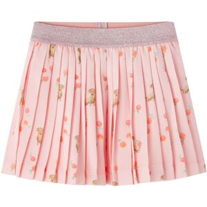 VidaXL (128) Kids' Pleated Skirt Girls' Skater Skirt Puppy and Fruit Print Light Orange VidaXL (128) Kids' Pleated Skirt Girls' Skater Skirt Puppy and Fruit Print Light Orange