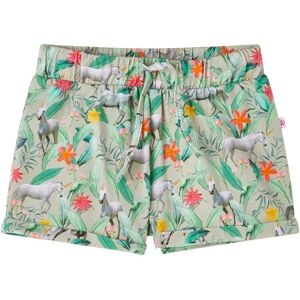VidaXL (116) Kids' Shorts with Drawstring Toddler Pants Unicorn and Plant Print Light K VidaXL (116) Kids' Shorts with Drawstring Toddler Pants Unicorn and Plant Print Light K