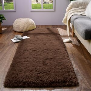 Yorkshire Bedding (60cm x 220cm (2ft x 7ft 7"), Brown) Shaggy Runner Rugs Non Slip Kitchen Hallway Yorkshire Bedding (60cm x 220cm (2ft x 7ft 7"), Brown) Shaggy Runner Rugs Non Slip Kitchen Hallway