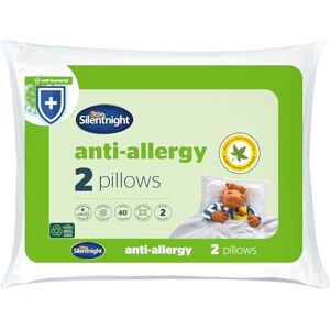 Silentnight Anti-Allergy Pillows 2 Pack ? Soft Medium Support Anti Bacterial, Be Silentnight Anti-Allergy Pillows 2 Pack ? Soft Medium Support Anti Bacterial, Be
