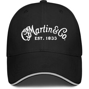 SPXUBZ (One Size, black) Martin-Guitar- Mens Womens Washed Rock Cap SPXUBZ (One Size, black) Martin-Guitar- Mens Womens Washed Rock Cap