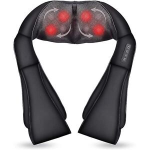 Unbranded (Black) Shiatsu Neck And Back Massager With Soothing Heat, Electric Deep Tissue Unbranded (Black) Shiatsu Neck And Back Massager With Soothing Heat, Electric Deep Tissue