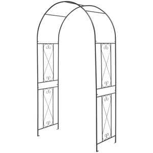 Costway Garden Arch Metal Frame Decoration Trellis Stand Vines Climbing Plants Archway A Costway Garden Arch Metal Frame Decoration Trellis Stand Vines Climbing Plants Archway A