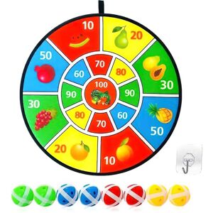 RFJRYK,L 14 Dartboard With Sticky Double Sided Dart Board Games Toys RFJRYK,L 14 Dartboard With Sticky Double Sided Dart Board Games Toys