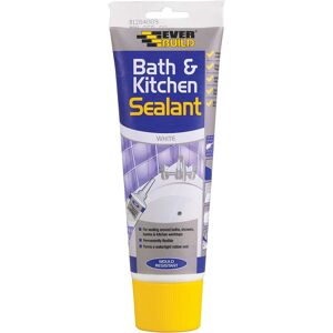 Everbuild Bath and Kitchen Acrylic Sealant, White, 200 ml EASIBATH(n) Everbuild Bath and Kitchen Acrylic Sealant, White, 200 ml EASIBATH(n)