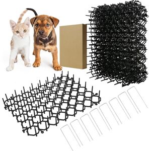 Unbranded 12pcs Cat Scat Mat with Spikes Prickle Strip Dig Stopper, Scat Mats, Anti Cat In Unbranded 12pcs Cat Scat Mat with Spikes Prickle Strip Dig Stopper, Scat Mats, Anti Cat In