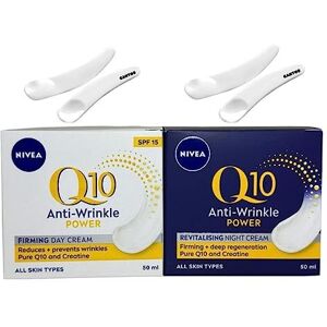 NIVEA Q10 Anti-Wrinkle Power Protecting Day Cream SPF 15 (50ml) And NIVEA Q10 An NIVEA Q10 Anti-Wrinkle Power Protecting Day Cream SPF 15 (50ml) And NIVEA Q10 An