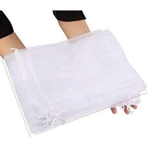 Sunnysam Pack of 50 Organza Gift Bags, 20 x 30 cm/7.9 x 11.8 Inches, Jewellery Drawstring Sunnysam Pack of 50 Organza Gift Bags, 20 x 30 cm/7.9 x 11.8 Inches, Jewellery Drawstring