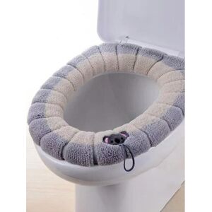 Unbranded (Gray) Winter Warm Toilet Seat Cover Mat Bathroom Toilet Pad Cushion with Handle Unbranded (Gray) Winter Warm Toilet Seat Cover Mat Bathroom Toilet Pad Cushion with Handle