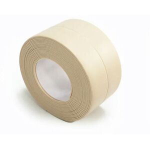 nobrandname (Beige, 1Meterx3.8cm) For Bathroom Kitchen Accessories Shower Bath Sealing Strip nobrandname (Beige, 1Meterx3.8cm) For Bathroom Kitchen Accessories Shower Bath Sealing Strip