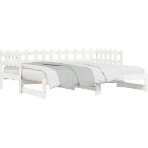 (white, 90 x 190 cm) vidaXL Pull-out Day Bed Sofa Bed Guest Bed Frame Daybed Cou (white, 90 x 190 cm) vidaXL Pull-out Day Bed Sofa Bed Guest Bed Frame Daybed Cou