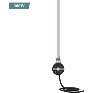 (Black, 300W) NRG Thermostatic Electric Heating Element for Radiator Heated Towe (Black, 300W) NRG Thermostatic Electric Heating Element for Radiator Heated Towe